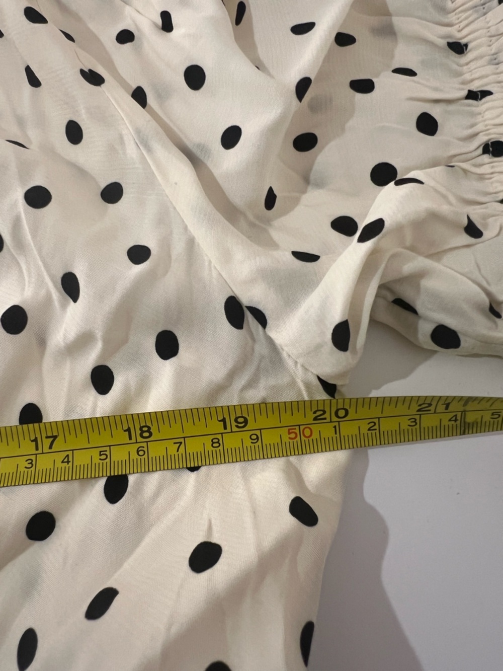 A New Day | Polka Dot V-Neck Midi Dress in Black and Cream - Picture 8 of 13